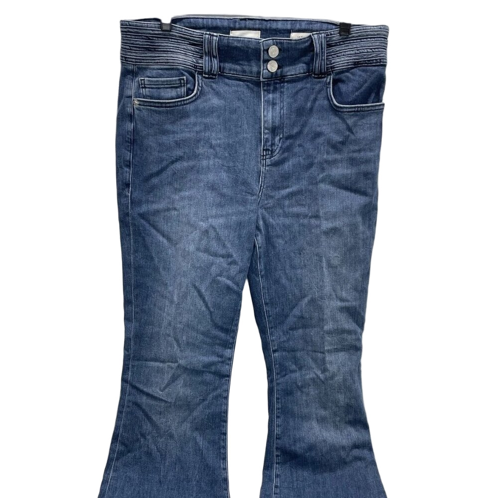 NEW FRAME Le High Rise Flare Jeans • Size 31 • Blue